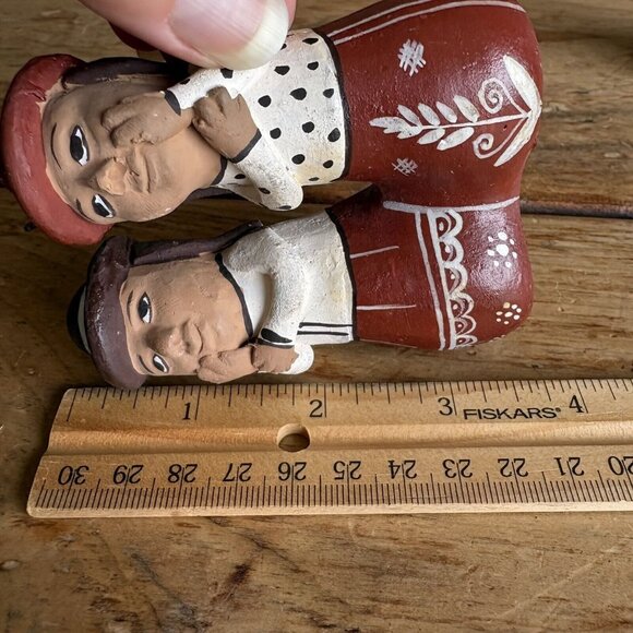 Vintage Ocarinas South American Peruvian Pottery Whistles Clay Lot Of 5 REPAIRS - Picture 16 of 16